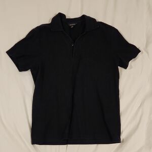 Mens Short Sleeve Black Tee By Club Monaco